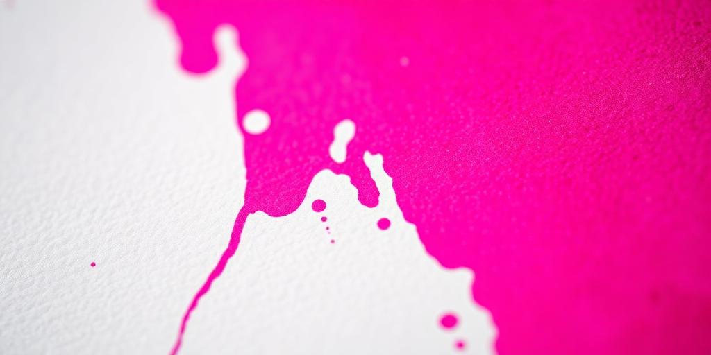 Vibrant pink ink texture sample